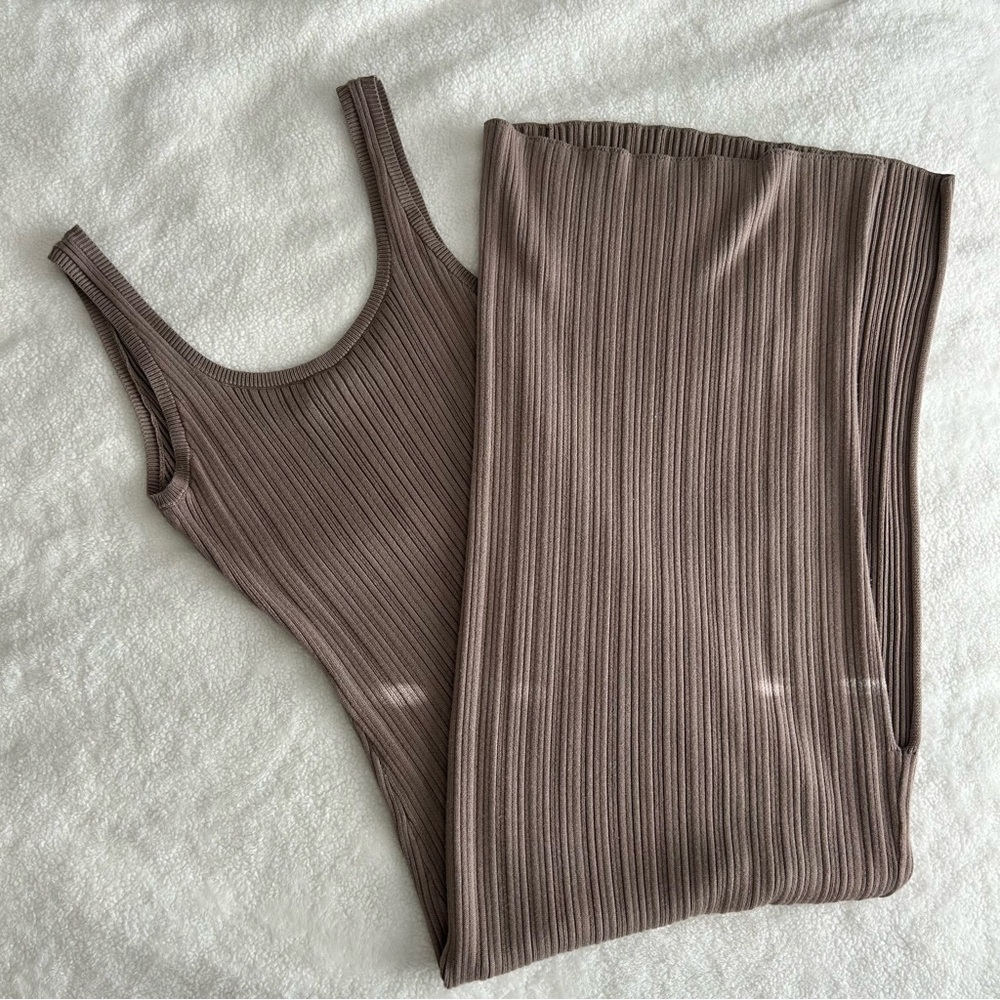 Abercrombie Tan Sweater Tank Dress